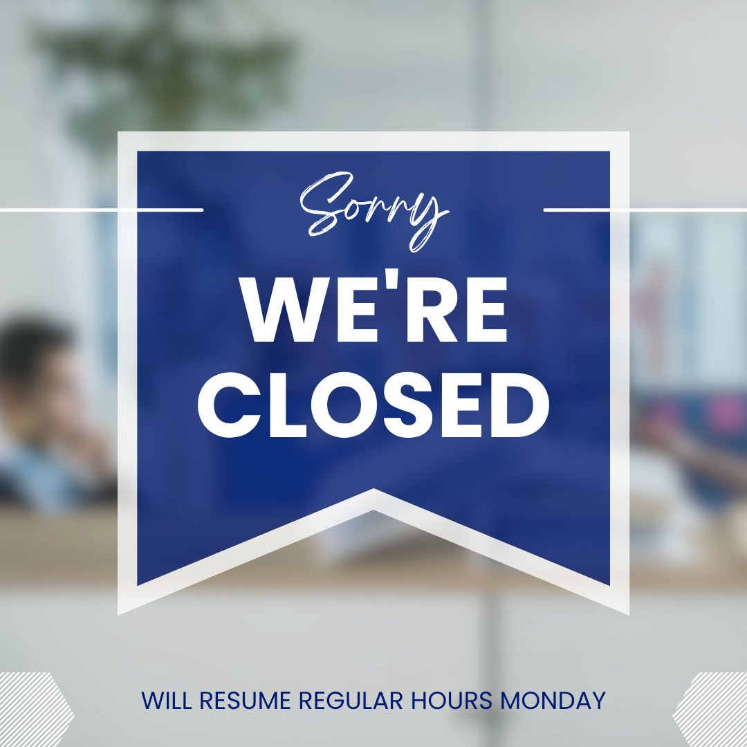 Our offices will be closed today, October 31st, to conduct quarterly training! CCS will still be offering virtual services. We apologize for any inconvenience, and we will see you all on Monday!