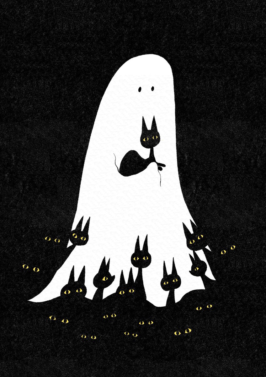 🐈‍⬛👻🐈‍⬛

#Halloween2025
#ねこに好かれるおばけ