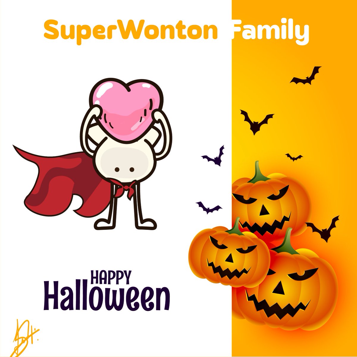 Happy Halloween from Us at 🦸‍♂️🥟 

May your night be filled with terror and treats 👻🎃💀🍭🍬