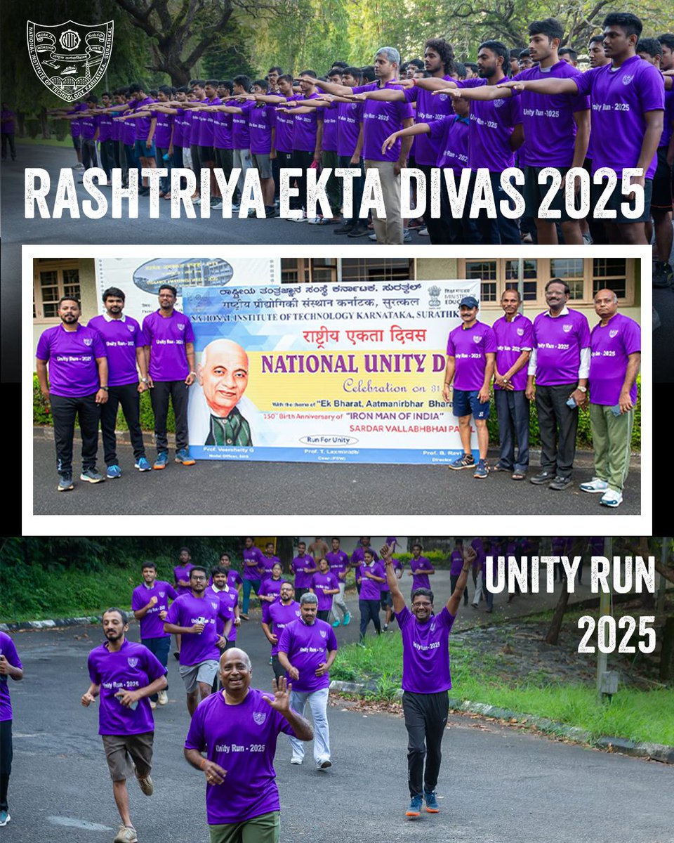 surathkal_nitk's tweet image. NITK Surathkal proudly celebrated National Unity Day (Rashtriya Ekta Diwas) today, marking the 150th birth anniversary of Sardar Vallabhbhai Patel — the architect of India’s unity.#RashtriyaEktaDiwas #SardarPatel150 @PMOIndia @EduMinOfIndia @mygovindia @PIBHomeAffairs #NITK