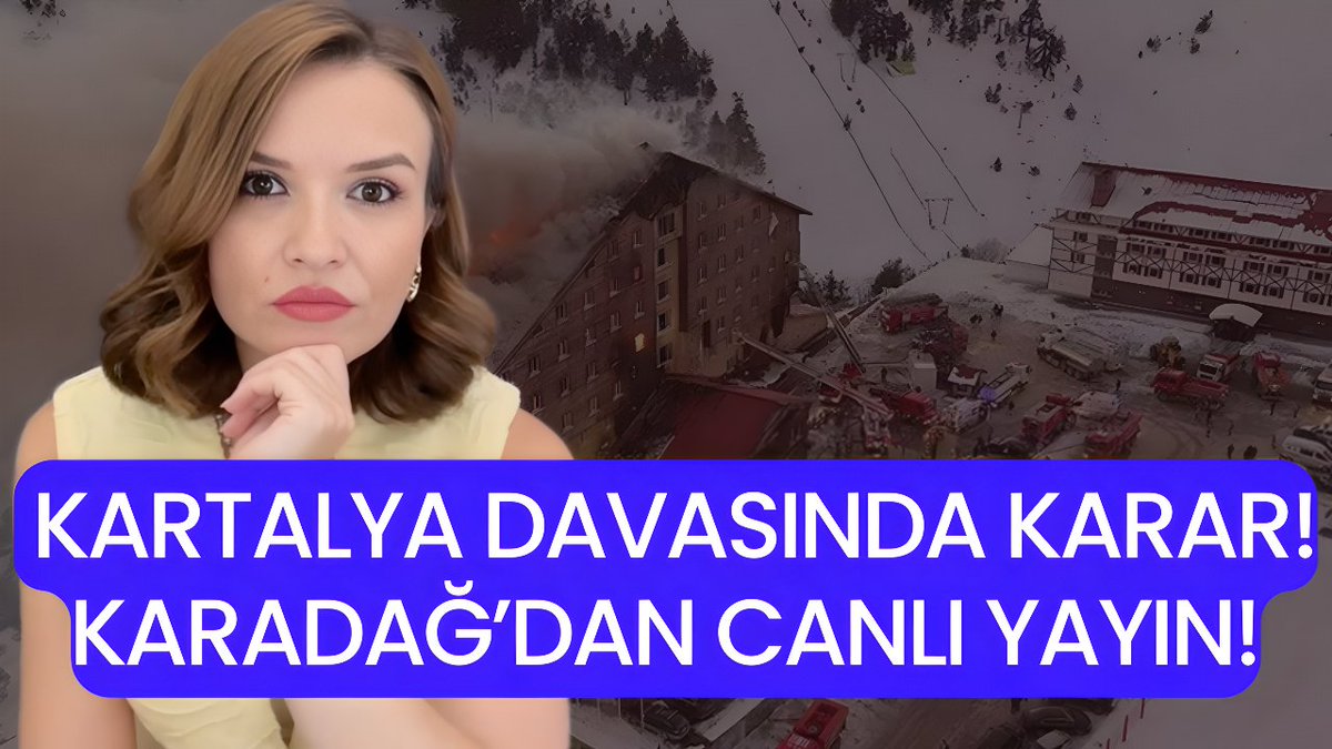- #Kartalkaya davasında karar

- #Casusluk soruşturması

- Adem Soytekin'in yalan çıkan beyanları

16'da <a href="/FigenCalikusu/">Figen Çalıkuşu</a> ile konuşuyoruz!

#Karadağ'dan canlı bağlantı ile 16.30'da yalnızca gerçekleri aktarıyoruz👇

youtube.com/live/H2Mql02s9…
