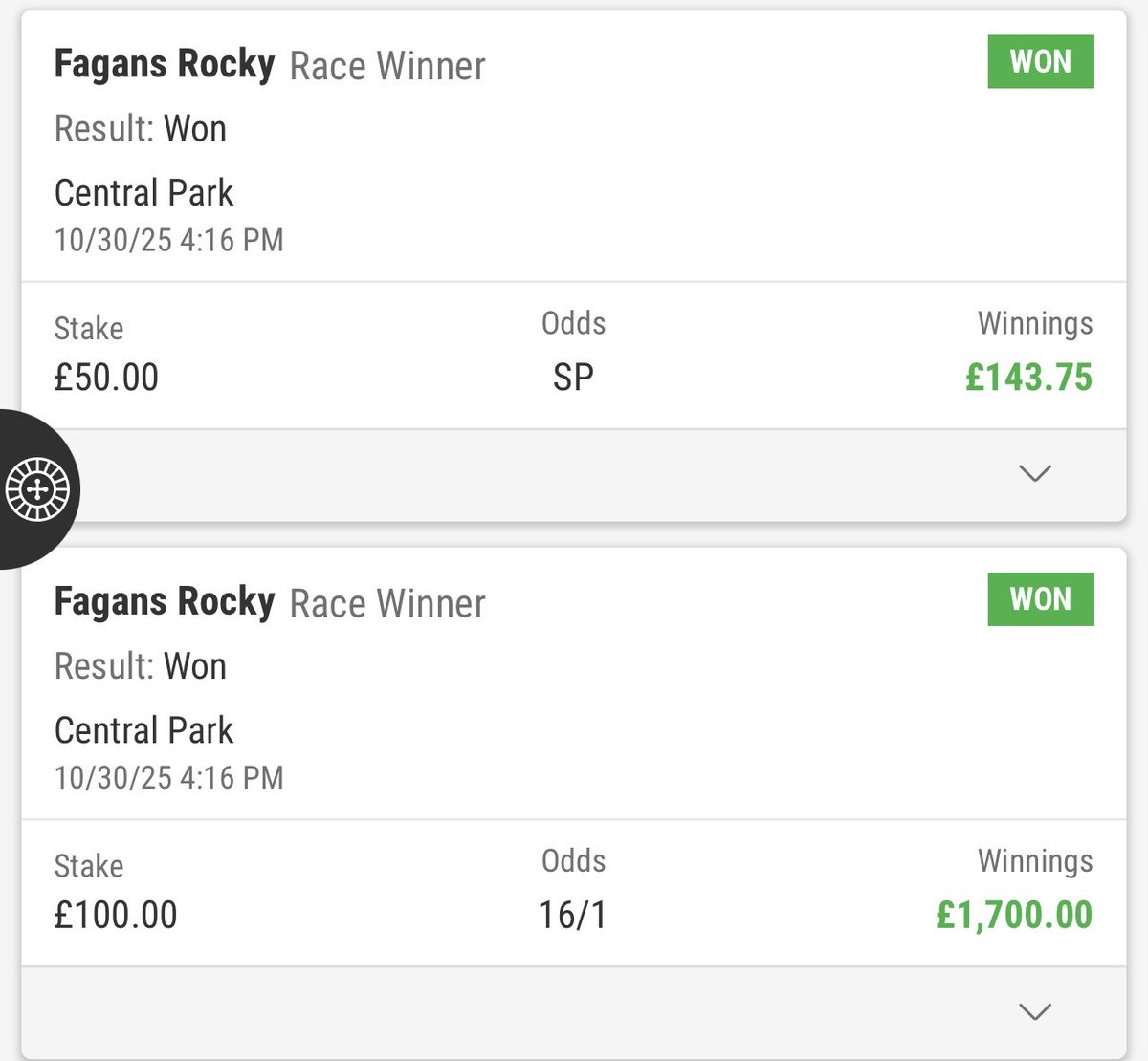 16/1 into 15/8 is this the best value you’ve ever seen??? 🤯🤯🤯

Bad day for the bookmakers ❌
Good day for TTS members ✅

Get in the discord now to see how we’ve profited 250 this week ‼️

discord.gg/tip-the-scales