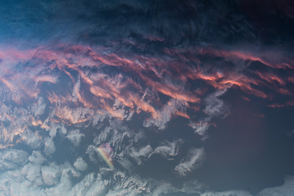 Sunset from space