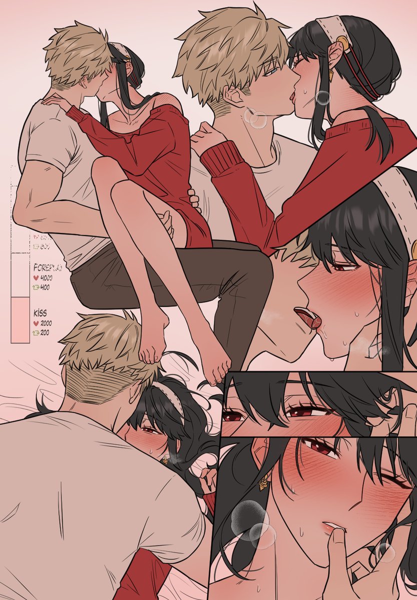 siro19b's tweet photo. KISS KISS💖 #Twiyor #SPY_FAMILY https://t.co/SzjJdWjbUD
