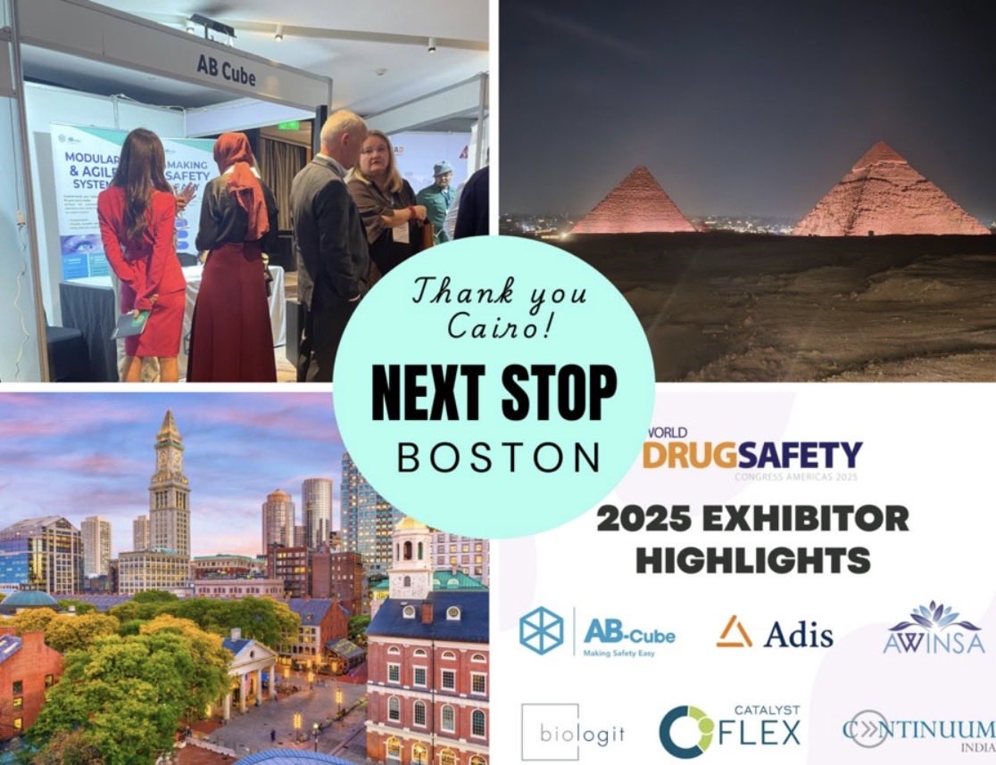 🚀 SafetyEasy® Goes Global: Cairo → Boston 🌍  

From vibrant convos at <a href="/ISoPonline/">ISoP</a> to next-gen PV tech at <a href="/WDS_event/">World Drug Safety Congress Americas</a> in the US 🇺🇸  

Meet our team at our booth! ⚙️🔄  

Let’s connect, challenge ideas &amp; keep the momentum going ✨  

#MakingSafetyEasy #pharmacovigilance