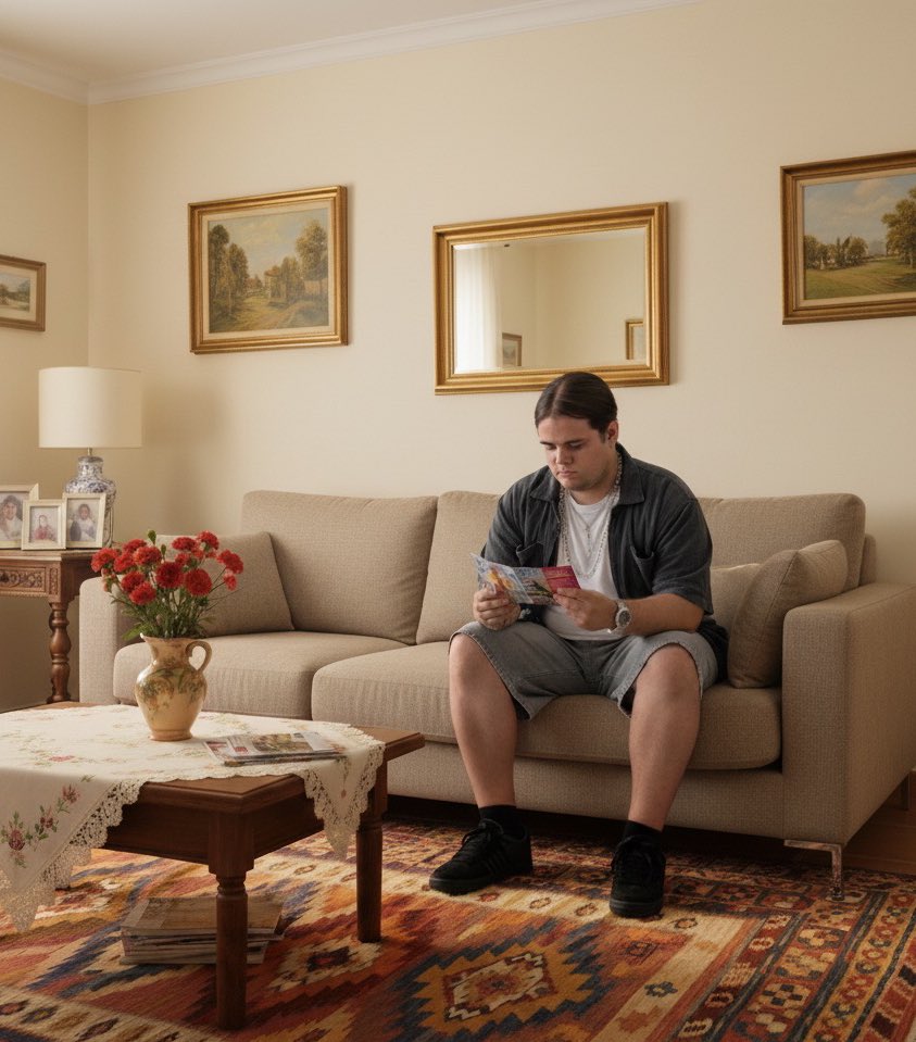 Voy a casa de mi abuela para comer y veo esto. Yo no me lo estoy creyendo