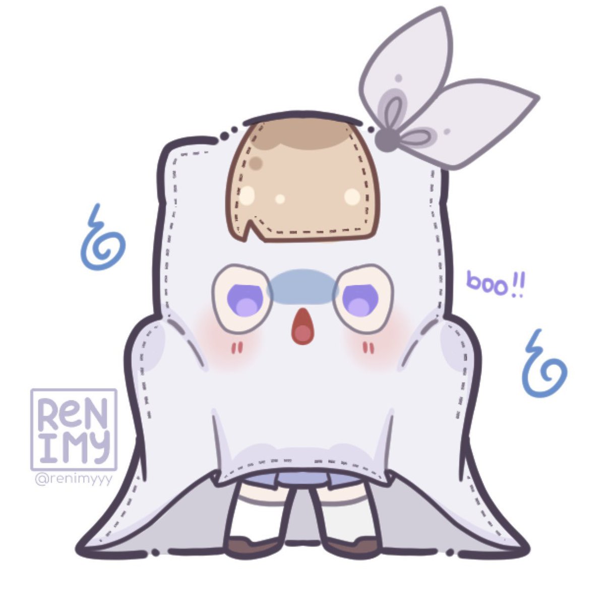 Renimyyy's tweet photo. Boo!! Trick or Treat! 👻🎃 https://t.co/iq0hBym9iQ