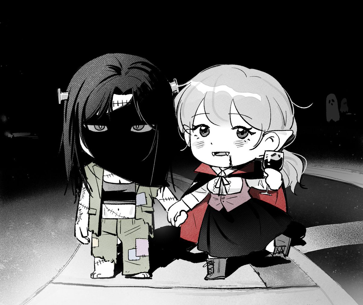 jong_e_yosae's tweet photo. 🧟‍♀️🧛‍♀️#oc https://t.co/4JCffvenNk