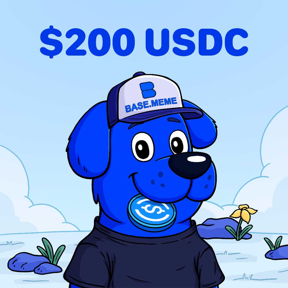 basedotmeme's tweet image. 200 $USDC Giveaway! $40 Each

⏰ 48 Hours
🎰100% fair auto draw

To enter:👇

base.meme/giveaways/200U…

RT &amp;amp; drop wallet – 2 more X winners(5 $USDC Each)