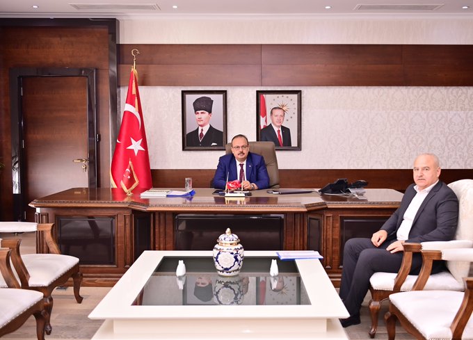 Çine Belediye Başkanı Mehmet Kıvrak, Vali Yakup Canbolat’ı Ziyaret Etti