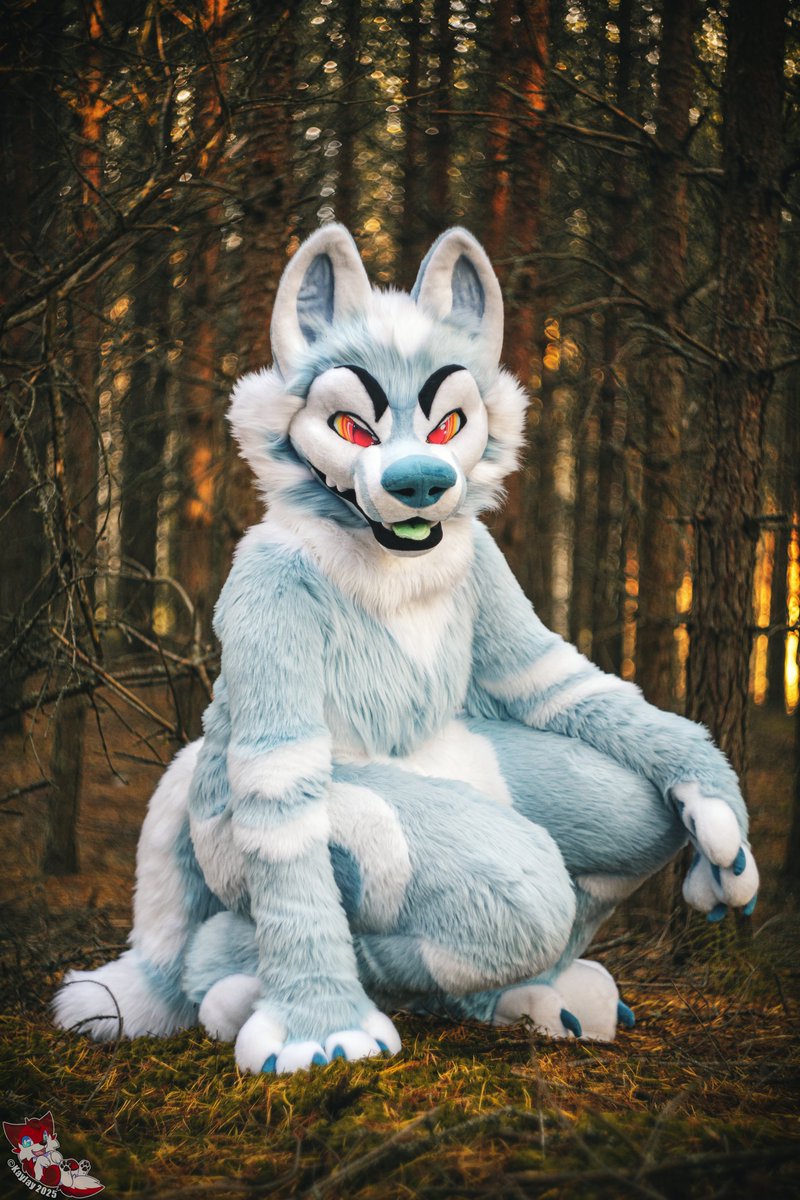 Happy #fursuitfriday and spooky Halloween!

📸: <a href="/KayJayFIN/">KayJay</a>
🪡: <a href="/ItsCraftyCoyote/">Coyote</a>, me/Nightless Creations 

 #furry #FursuitEveryday