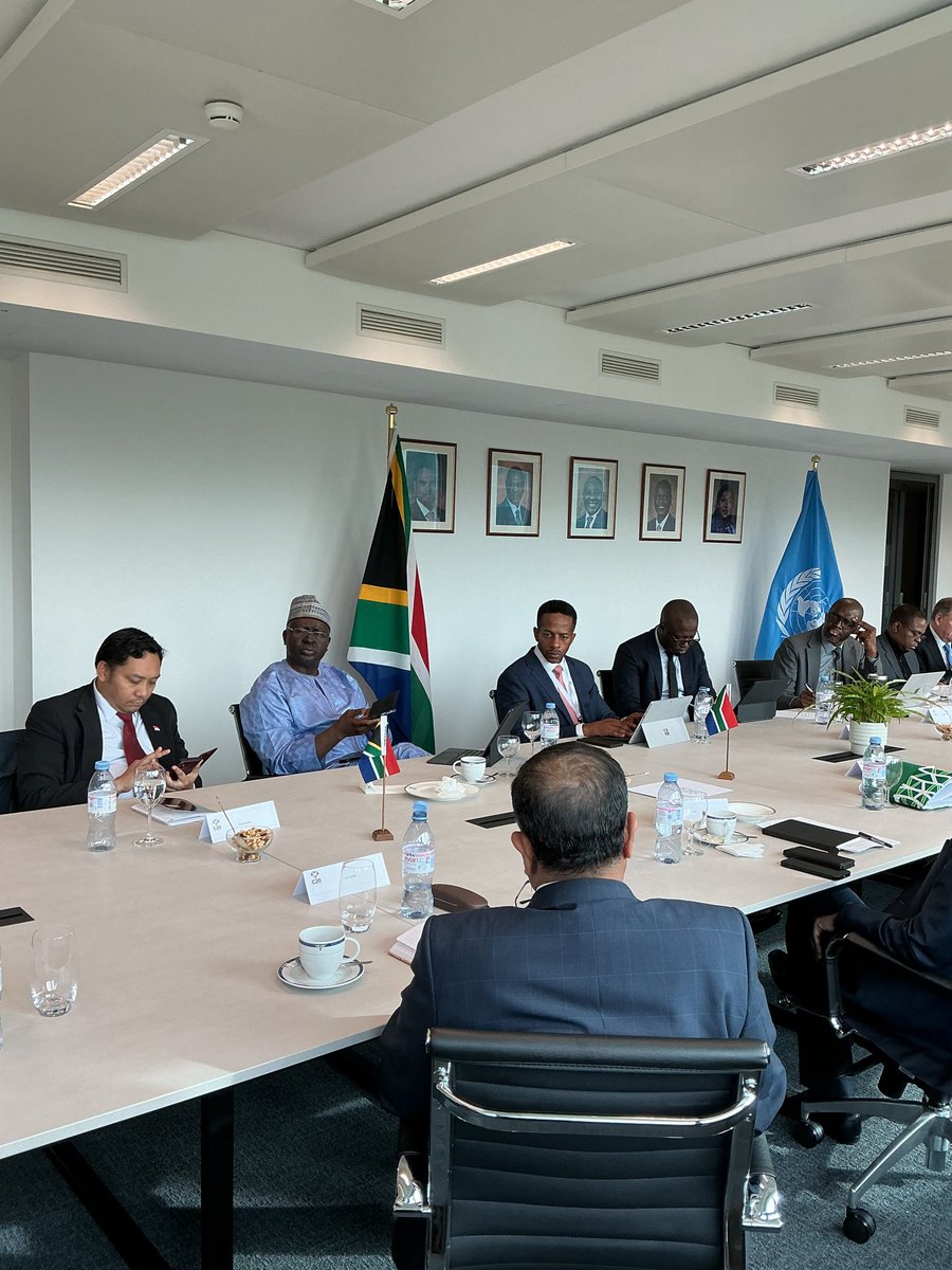 Geneva | Our Development Caucus underscored our shared responsibility to shape a fairer global trading system. For#MC14 we will remain strategic &amp; united, advancing priorities that deliver real impact for our people: jobs, food security, and opportunities.