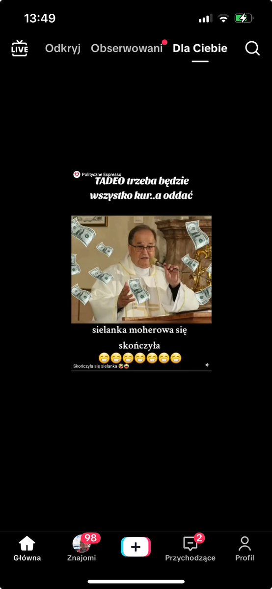 Tadziu i poszły dotacje się Jebać 👍👏👏👏
