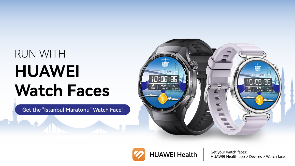 Join the 47th #IstanbulMarathon with Huawei Watch Faces!
Get your special marathon-themed design — available for free NOW! Track your steps, distance &amp; heart rate while enjoying Istanbul’s stunning views right on your wrist. 
Download via HUAWEI Health:🔗consumer.huawei.com/en/mobileservi…