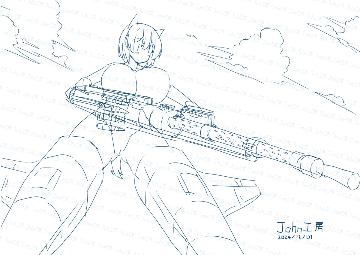 いわゆるオリウィを描こうとして結局没になった落書きなど…
そのうち完成させたいけど、絶望的にミリタリーの知識が無いので難しいところ…どこから勉強すればいいのやら 