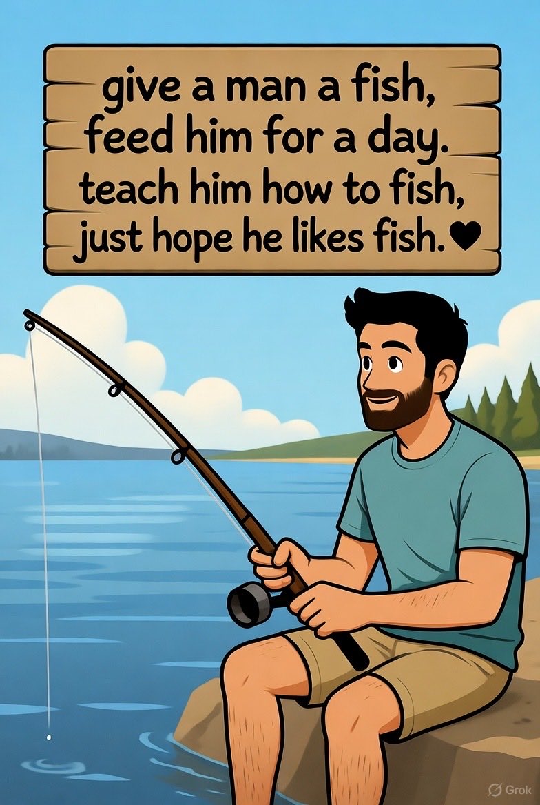 The trouble with not asking the person what they really want 😂