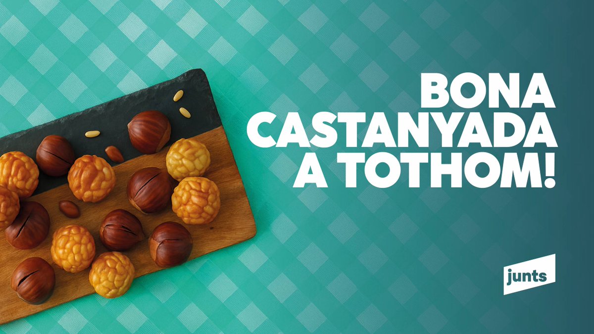 Bona Castanyada a tothom🌰!

L'olor de castanyes i panellets ens recorda que les nostres tradicions continuen ben vives, arrelades i compartides.

Defensem-les, celebrem-les i fem país cada dia.