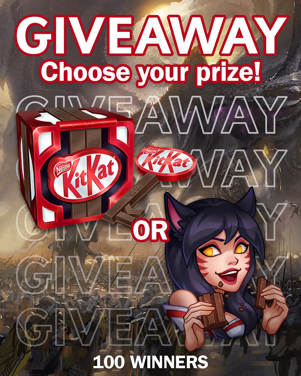 KITKATGaming's tweet image. It’s the final week of the #EMEAMasters 🔥

🚨 Don’t miss your chance to win a Break Emote or one of our KitKat Hextech Chests! 🚨 

To join:
➡️ Follow @KITKATGaming
➡️ Like, repost &amp;amp; comment 🦊 for the emote or 🔑 for the chest + tell us which team you’ll be cheering for!