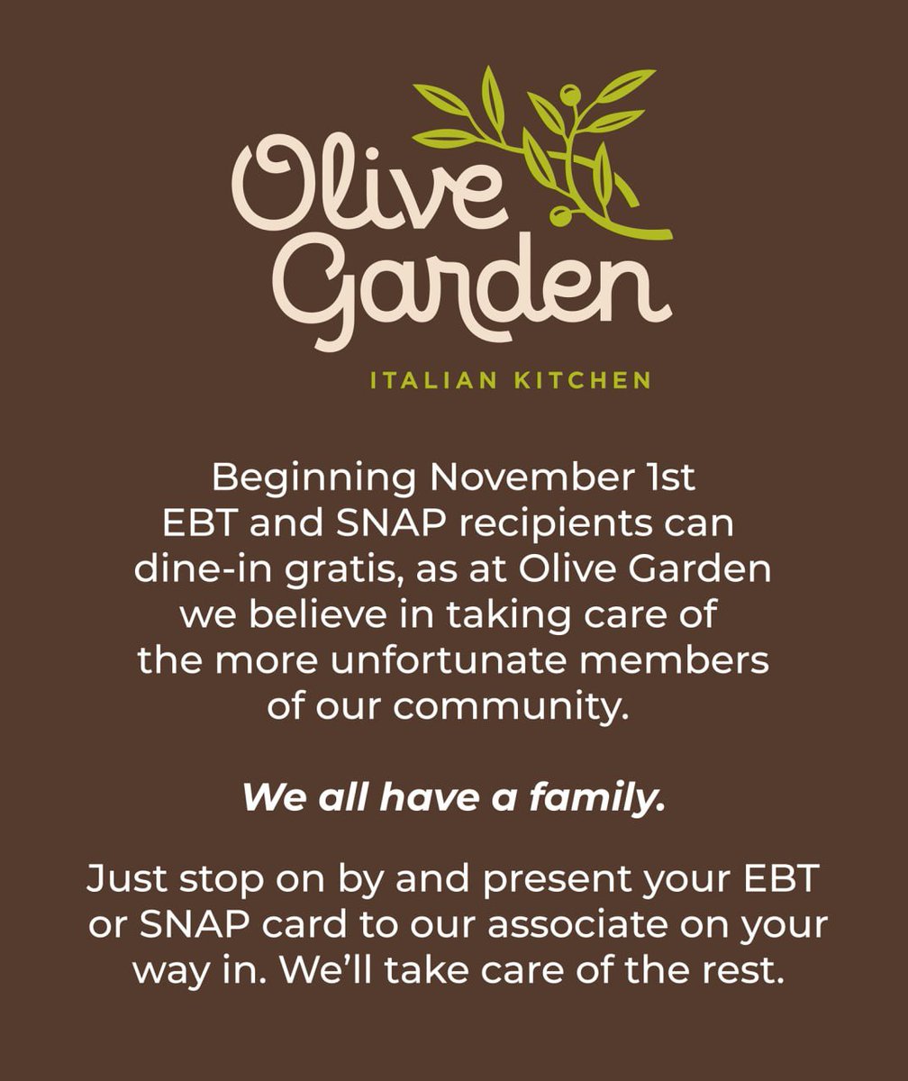 TopLobsta's tweet image. RIP @olivegarden
