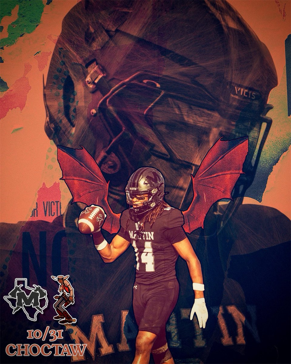 Run from it, hide from it, but destiny still arrives. Martin Vs Sam Houston @ Choctaw Stadium 7 PM #DTP #Zone6