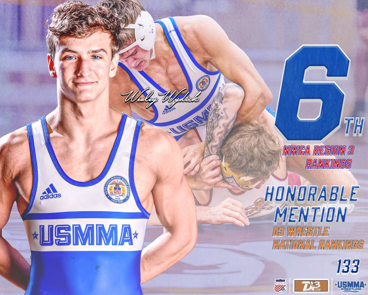 🚨 𝐍𝐚𝐭𝐢𝐨𝐧𝐚𝐥 𝐚𝐧𝐝 𝐑𝐞𝐠𝐢𝐨𝐧𝐚𝐥 𝐑𝐚𝐧𝐤𝐢𝐧𝐠𝐬 𝐀𝐫𝐞 𝐎𝐮𝐭!🚨

Congrats 👏 to our 3⃣ @usmmawrestling wrestlers who are featured in the <a href="/nwcawrestling/">NWCA</a> and <a href="/d3wrestle/">d3wrestle.com</a> National and Regional rankings!

#d3wrestle #OURAcademy <a href="/CentennialConf/">CentennialConference</a>