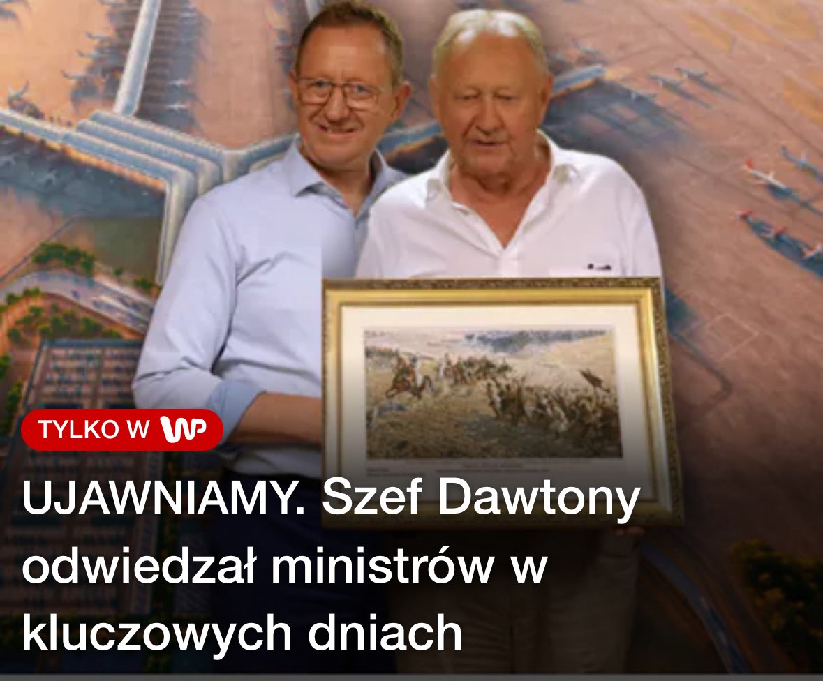 📍WP: Andrzej Wielgomas w kluczowych dla sprzedaży działki pod CPK momentach odwiedzał w Ministerstwie Rolnictwa Roberta Telusa i Rafała Romanowskiego, a dwukrotnie także Waldemara Humięckiego, ówczesnego szefa KOWR. Miesiąc po ostatniej wizycie ojca w KOWR, syn kupił