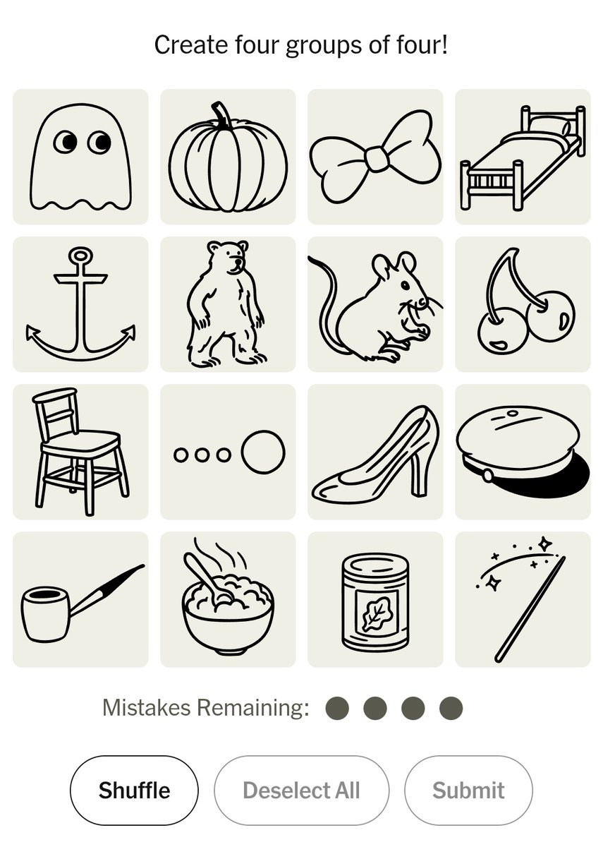eetnawa's tweet photo. NYT connections turned... Halloweeny? https://t.co/YKoevmom5z