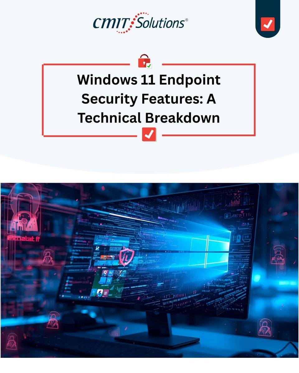 CMITBothell's tweet image. Windows 11 delivers major endpoint hardening by default. From hardware-based credential isolation to Smart App Control, it helps prevent identity theft and privilege escalation. Ask us how to enable these protections across your environment.