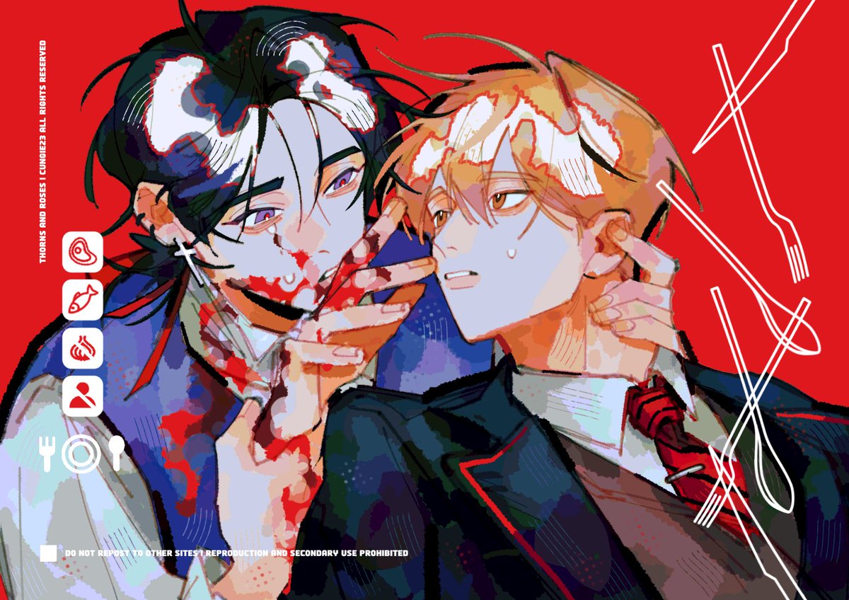 △宰花▽様 My piece for Thorns & Roses 🍷🩸#데못죽