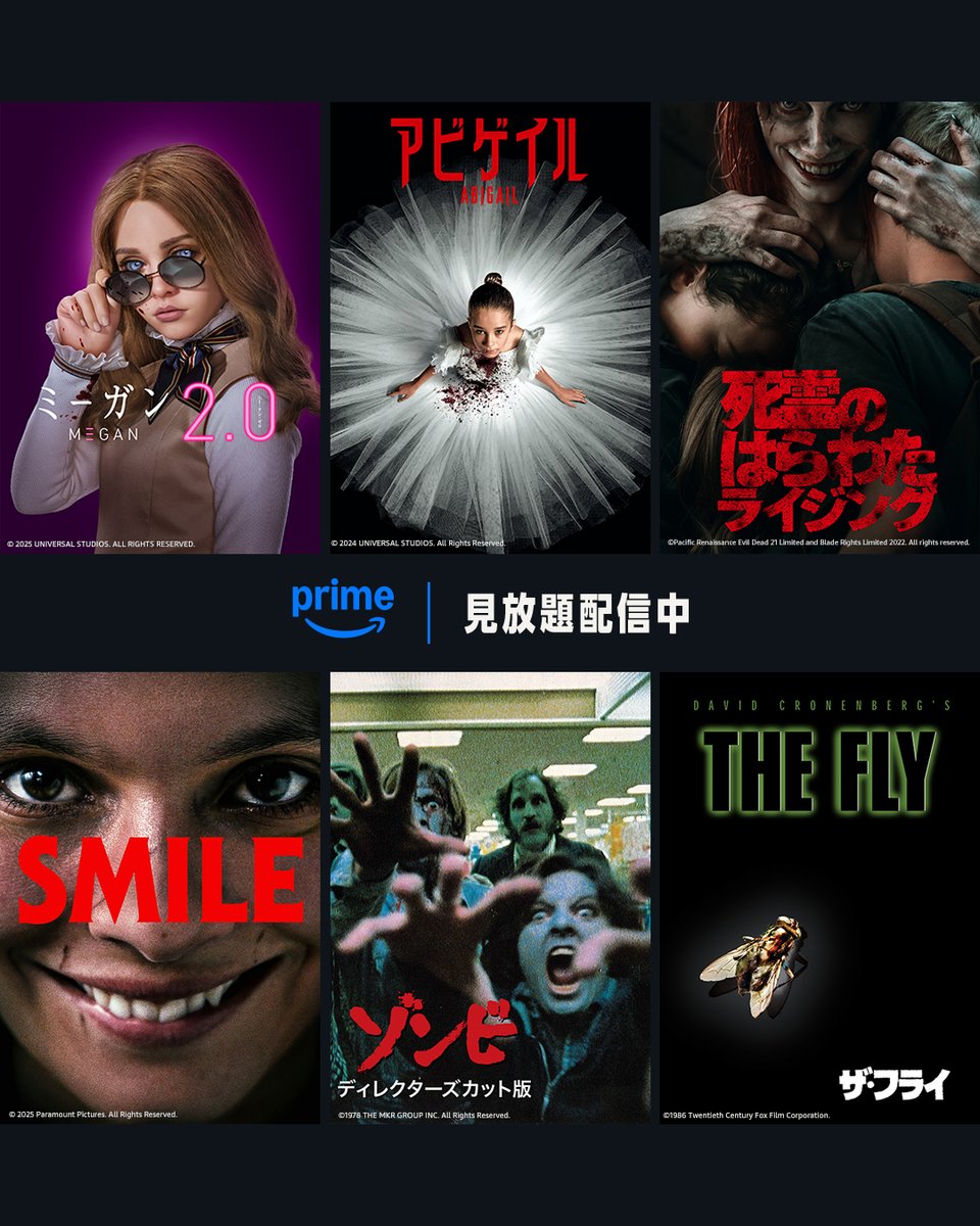 ハロウィンにピッタリ、海外ホラーが集結！
💀見放題配信中

ゾンビ、クリーチャー、悪魔、呪い――
時代を超えて進化し続ける“恐怖の系譜”。

血と悲鳴とカタルシス！
秋の夜長にぴったりな悪夢をどうぞ