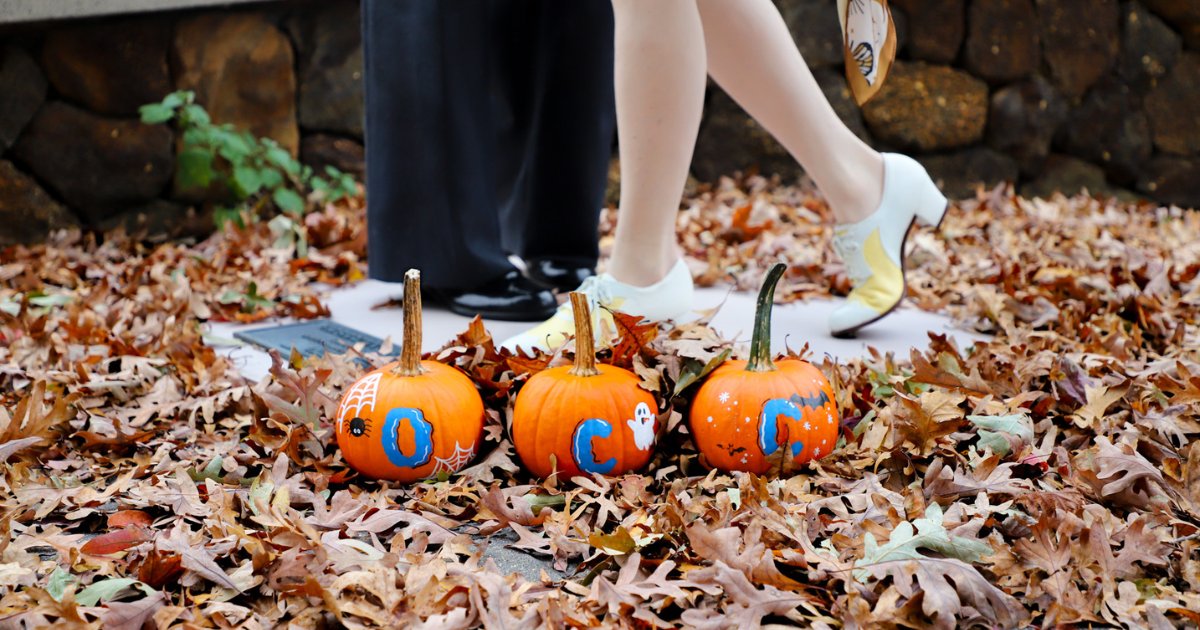 Our Viking Influencers took their meeting outside this week to capture some fall magic around campus. Happy Halloween, Vikings! 👻🎃🍁 #MyOcean