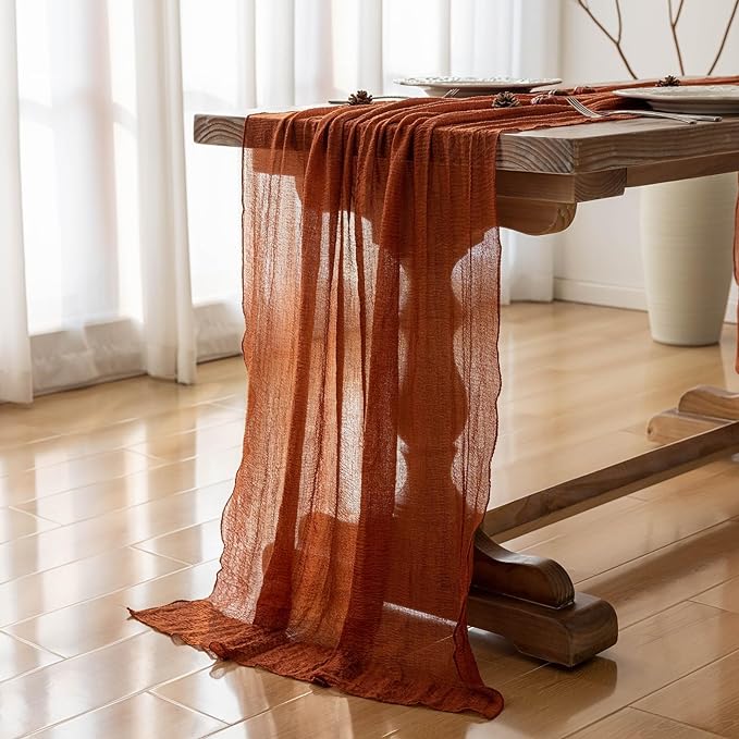SamanthaMo69050's tweet image. 🍁 Add cozy autumn charm to your home with this Terracotta Gauze Fall Table Runner — burnt orange cheesecloth perfect for Thanksgiving.🍂✨Now only $9.49 (was $12.99) — perfect for your fall home decor setup! 🧡(amzn.to/3LgGyiX)
#ThanksgivingDecor #FallHomeDecor…
