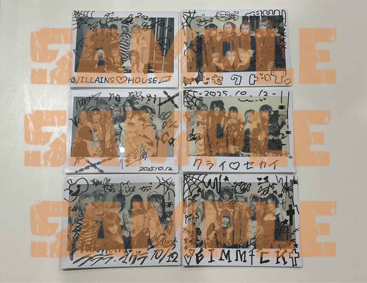 Circle_Lychee's tweet image. 【🔯サークルライチプレゼント企画🎁】

🔯サークルライチ🔯

1012『サブカル』
【🎃ハロウィン衣装🦇】公演
&amp;amp;
1030🕸️🎃『Halloween』🦇🕸️

全グループ サイン入り集合チェキ
✨️🔥コンプリートセット🔥✨️を
【抽選で2️⃣名様】にプレゼント🎁
※各一名様ずつ

💡応募条件…