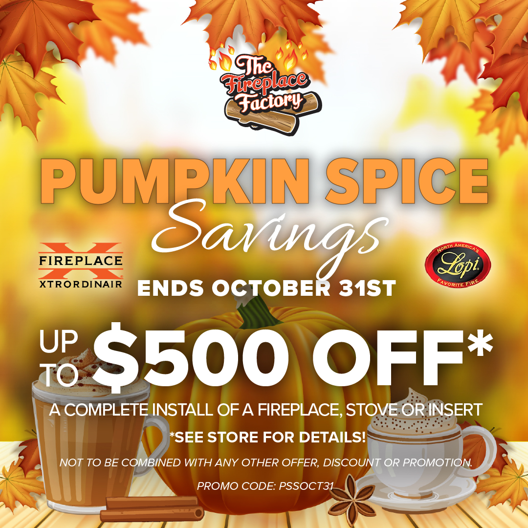 TheFireplaceFac's tweet image. From chilly mornings to crisp nights, stay cozy all season long. Don’t leaf these deals behind. 🍂 #TheFireplaceFactory #Fireplace #FireplaceInstallation #PumpkinSpiceSavings #Bellmore #Bohemia #LongIsland