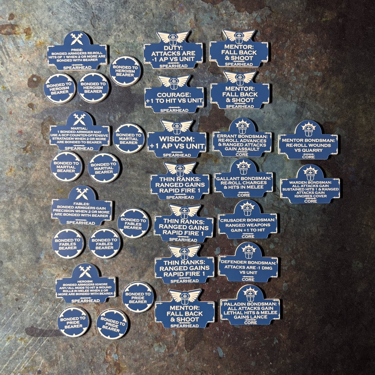 Our ‘Loyalist Knights’ tokens &amp; tracker are available, designed to perfectly compliment your Knights glorious charges on the field of battle!

propaintedstudios.co.uk/collections/lo…