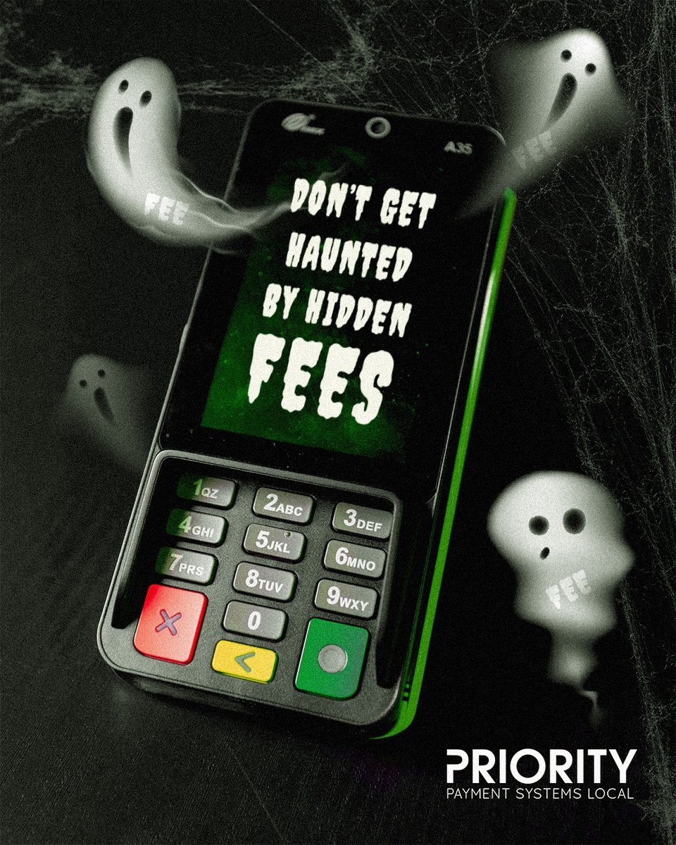 PPSLocal's tweet image. This Halloween, the only thing scarier than a haunted house is hidden fees... Luckily, we’ve got you covered at Priority Payments Local. 👻🕸️

#PriorityPaymentsLocal #PaymentSolutions #Halloween #HappyHalloween #Spooky #SpookySeason