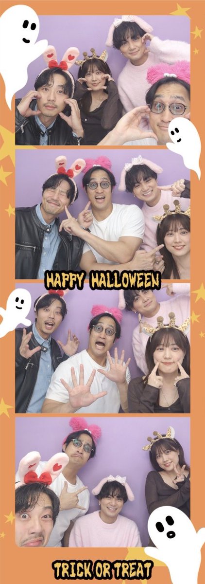 せっかくハロウィンなので
どーん。

みんなのカチューシャ私が選びました😂

お納めください

4カットあります😘
