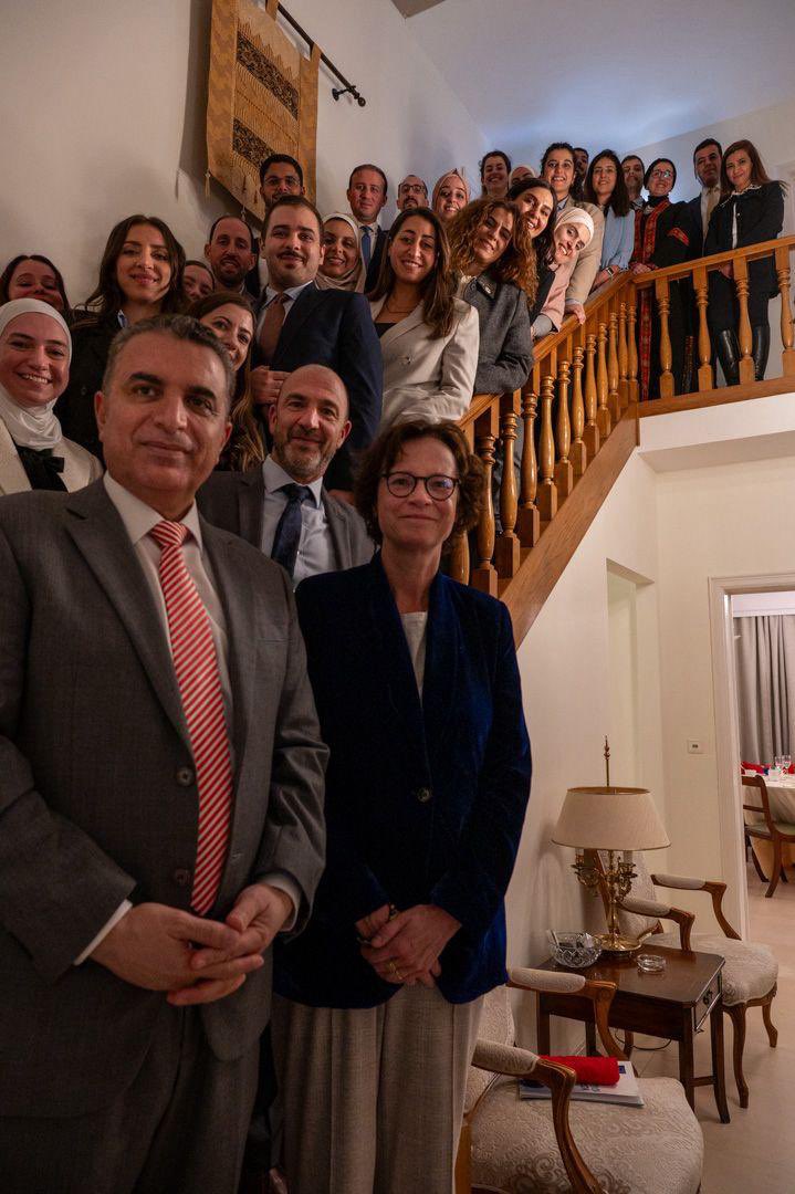 Great discussion with young diplomats &amp; civil servants from 🇯🇴 on their study trip at the <a href="/collegeofeurope/">College of Europe</a>.