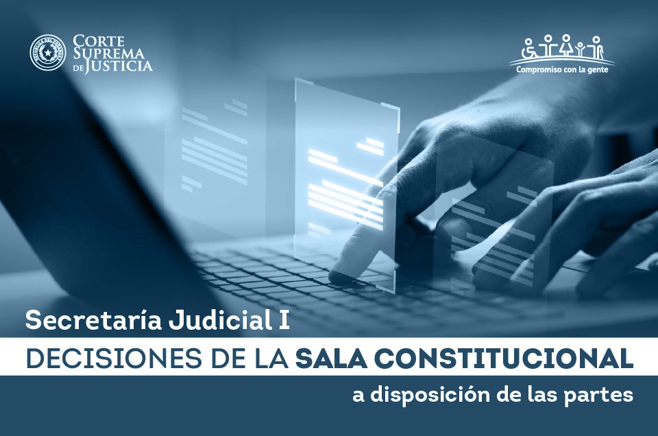 PoderJudicialPY's tweet image. 🔴Decisiones de la Sala Constitucional de la Corte Suprema de Justicia
➕️Info pj.gov.py/notas/28926-de…