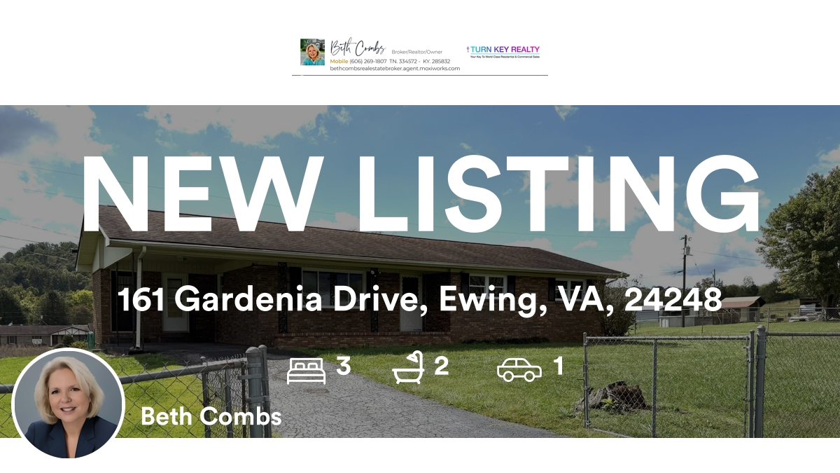 bethcombsagent's tweet photo. 🛌 3 🛀 2 🚘 1
📍 161 Gardenia Drive, Ewing, VA, 24248

My latest listing on RateMyAgent.
TN Broker  334752
https://t.co/bIcDmqdkyg

...
#ratemyagent #realestate #Turn_Key_Realty https://t.co/v3GLdsdbZR