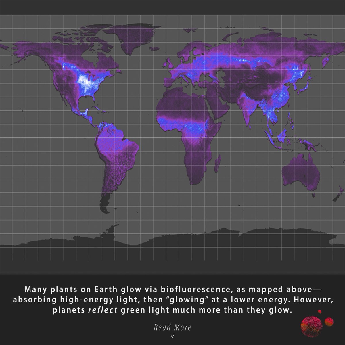 CSInst's tweet image. Happy Halloween! ✨ 👻 🎃 Jack-o’-lanterns aren’t the only signs of life  that glow in the dark. Some organisms on Earth do, too. Would a distant  planet full of glow-in-the-dark aliens be detectable to our telescopes?

Find out here! : bsky.app/profile/carlsa…
