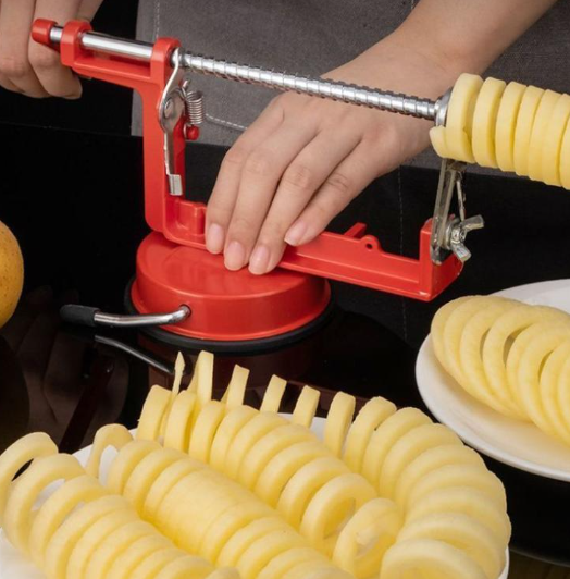 Buy_Globally's tweet image. 🍟  Fun in Every Twist! Turn ordinary potatoes into crispy, golden curly fries in seconds! 😋
The Handheld Twisted Potato Cutter makes snack time fun and creative. 
Snack smarter, crunch happier!
👉 Try it now - fas.st/RbQwGP
#CurlyFries #KitchenGadgets #SnackTimeFun