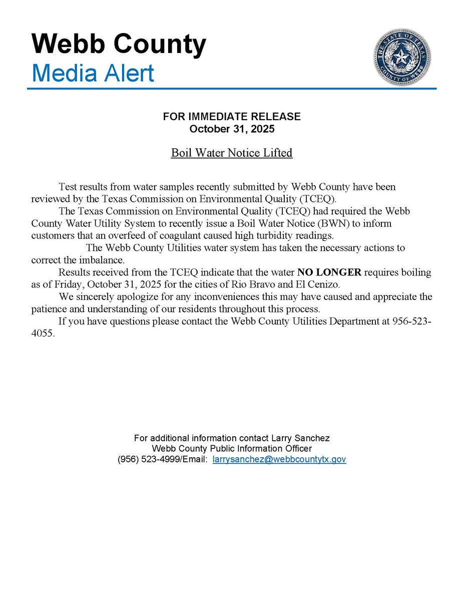 Webb County tweet media