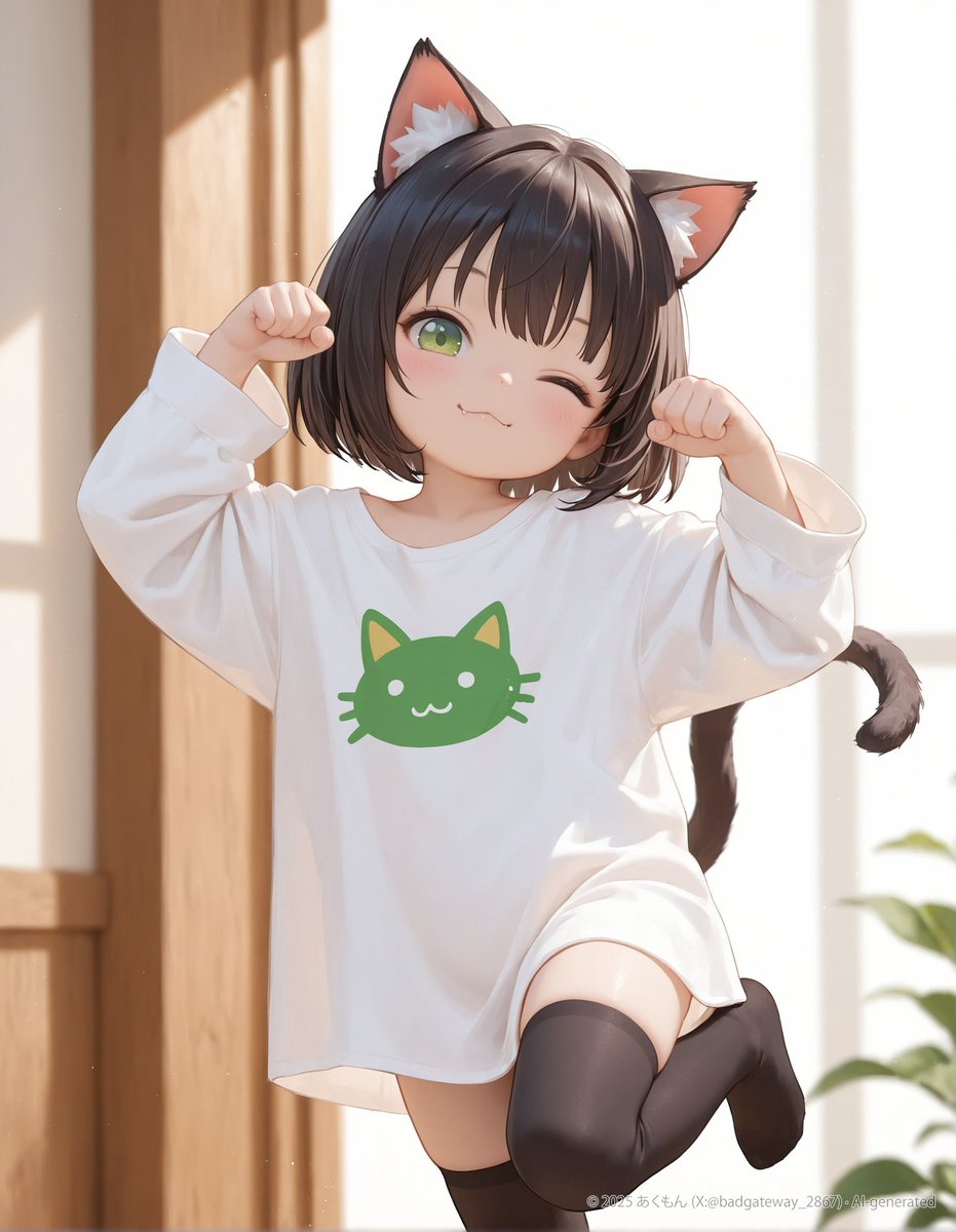 badgateway_2867's tweet photo. 「ぬし～おはよ～！11月だね！お休みどこ行く？」

久しぶりのココちゃん。
今日も元気です☺
#AIarrt #AIイラスト https://t.co/hbgMOUKYq6