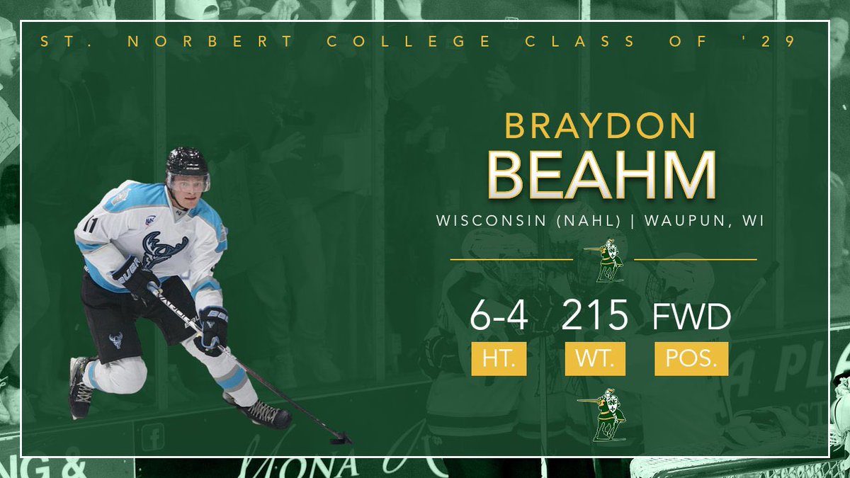 WELCOME TO HOCKEY SERIES | #22 | BRAYDON BEAHM | WAUPUN, WI | <a href="/WiscWindigo/">Wisconsin Windigo</a> (NAHL)