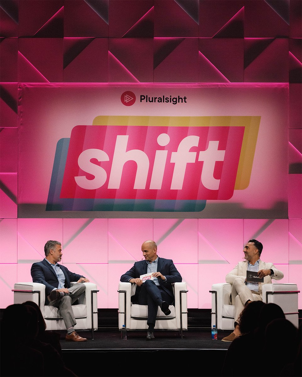 pluralsight's tweet image. Pluralsight Shift North America was one for the books.

Together, we explored how technology and learning leaders can inspire innovation, create meaningful connections, and discover new ways to turn potential into performance—all while navigating an era of unprecedented…
