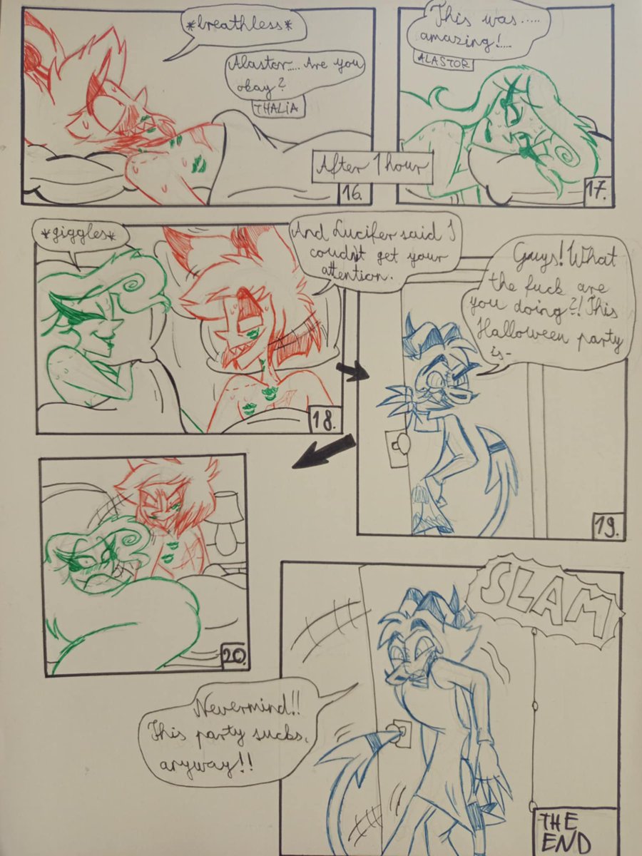 Bogit0717's tweet image. Happy Halloween!

#halloween #comic #hellavers #ocxcannon #hazbinhotel #helluvaboss #fanart