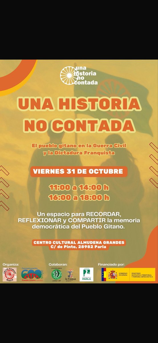 SlvMonterrubio's tweet photo. Hoy hemos participado en la jornada “Una historia no contada” el pueblo gitano en la guerra civil y el franquismo. Un pueblo que merece memora, reconocimiento y reparación! Gracias por la invitación ha sido un auténtico lujo poder acompañaros! 

#MemoriaEsDemocracia https://t.co/qVTsVdP6GQ