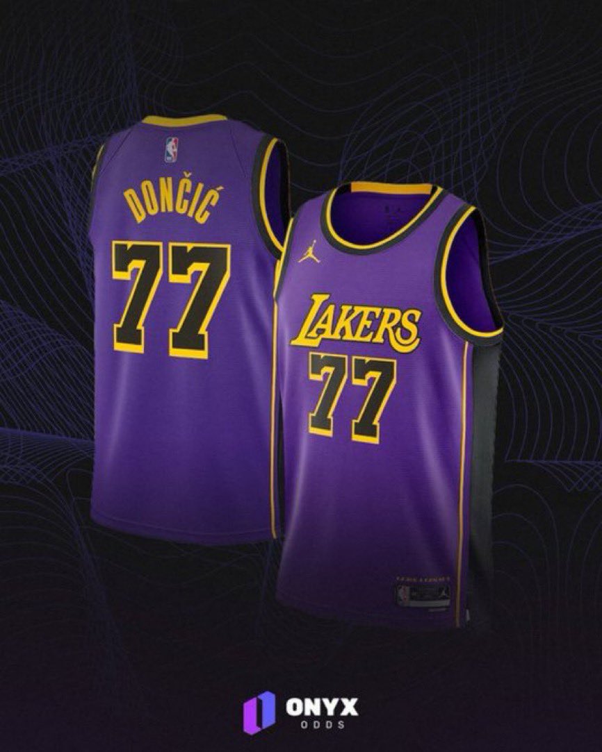 In honor of Luka Doncic making his return soon , we will be giving away a jersey 

Rules to enter :

- Like/RT this post
- Comment "Done"
- MUST BE FOLLOWING ⬇️ <a href="/DylPicksGreens/">DylPicks</a> and <a href="/OnyxOdds/">Onyx</a> 

Winner will be announced this upcoming Wednesday at halftime of Lakers vs. Spurs