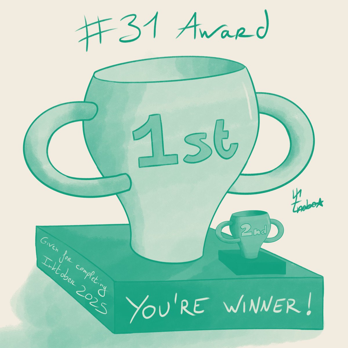 Enobo_Unity's tweet image. Day 31 of #Inktober2025 ! 💚
Finally that sweet reward 🙏